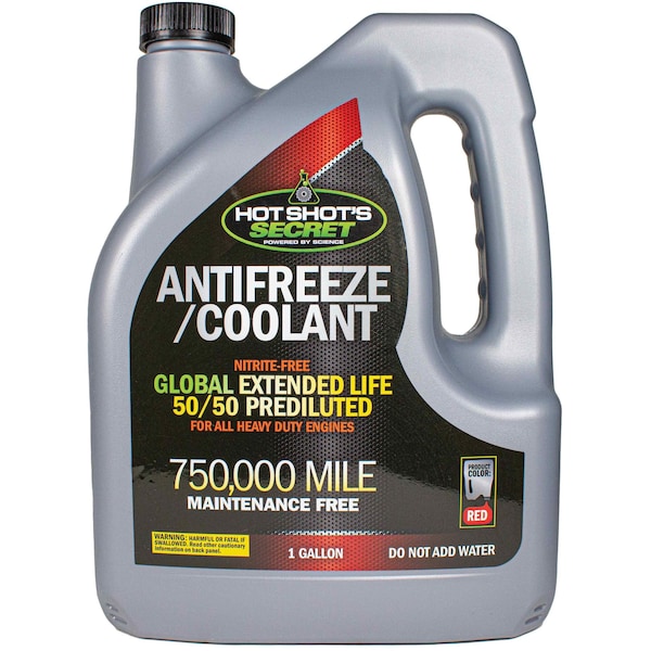 Hot Shot'S Secret 5050 Mixed With Distilled Water Red 750000 Miles Service Life 1 Gallon Bottle Single 1G750KR5050 - main